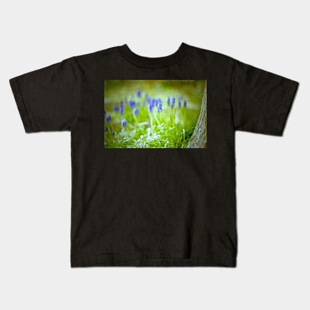 MUSCARI WOODS Kids T-Shirt by dumbodancer